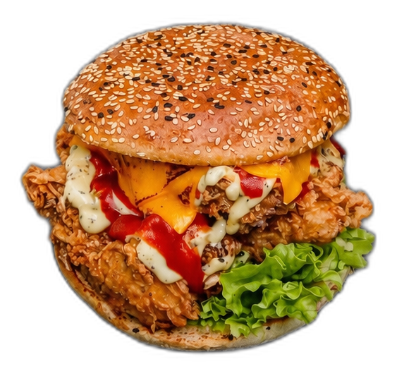 Crispy Chicken Burger von Papa Lu